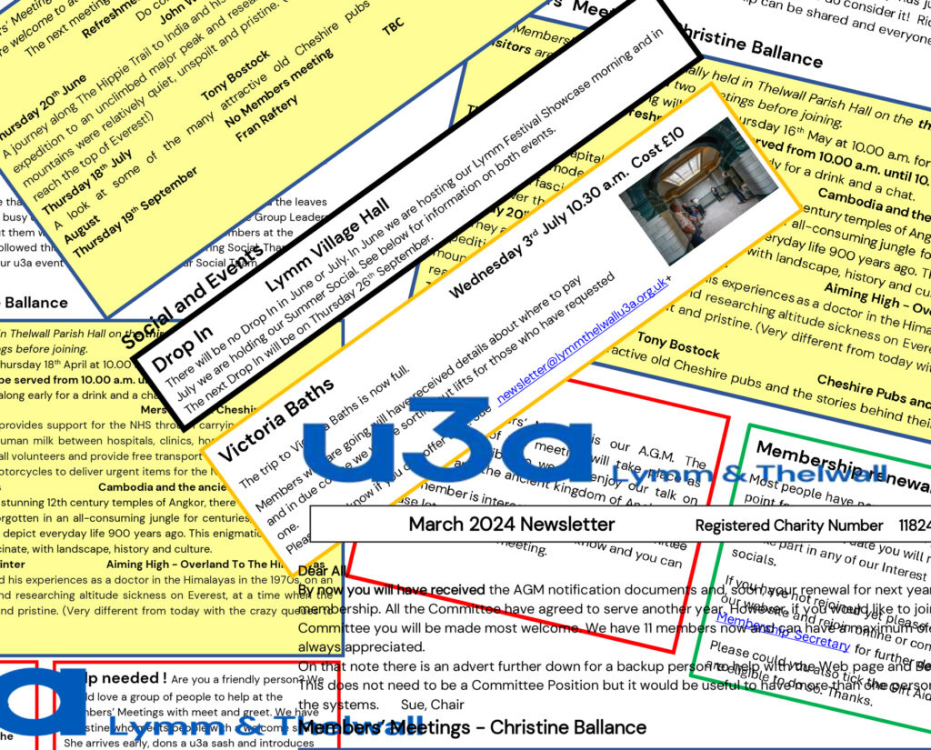 Newsletter Header overlay