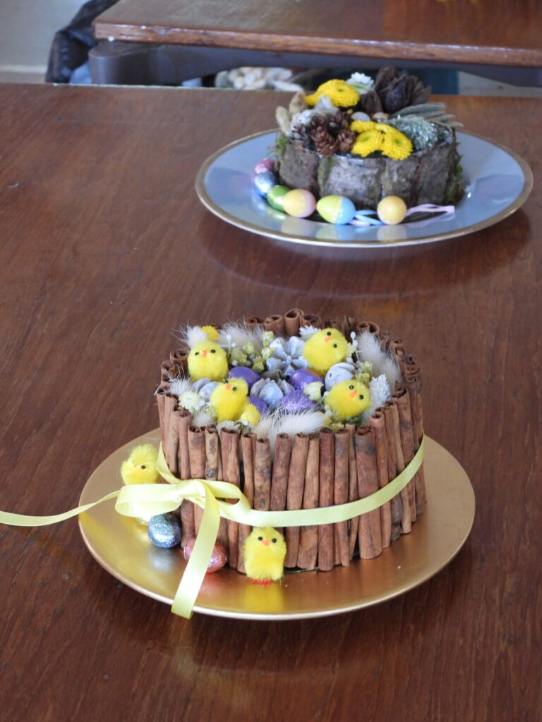 Floral cake selection